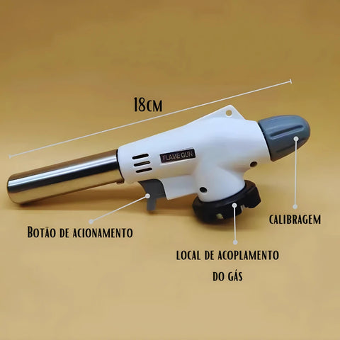 Maçarico Culinário Gourmet Profissional Regulável