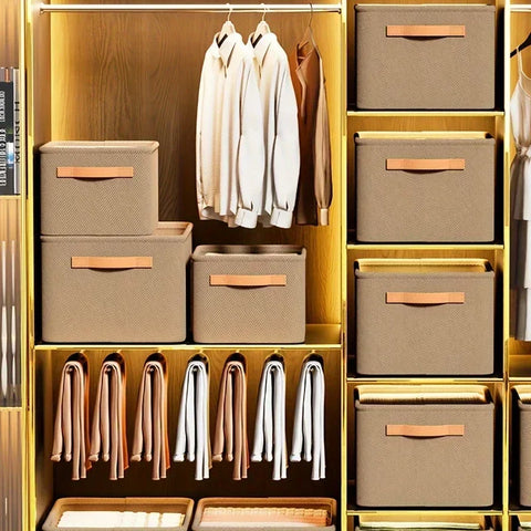 Engrossar roupas organizador calças camisola armários de armazenamento gavetas organizador jeans caixa de armazenamento guarda-roupa organizadores de armazenamento de roupas