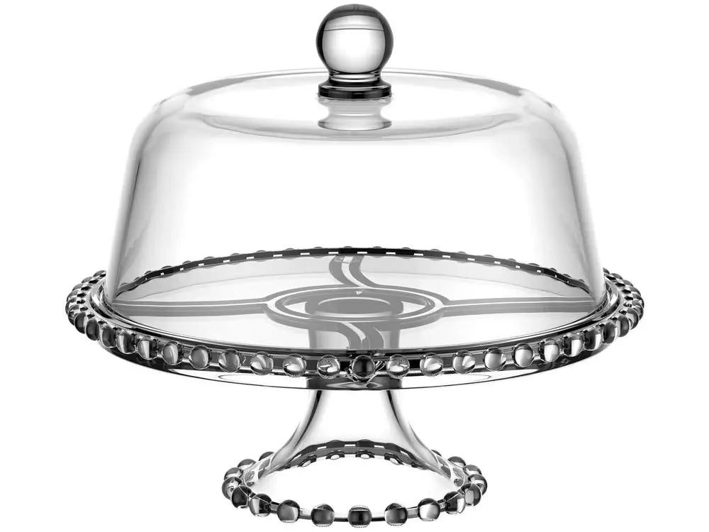 Boleira de Vidro com Tampa Dome