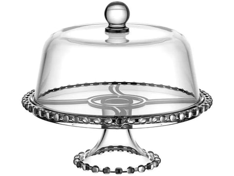 Boleira de Vidro com Tampa Dome