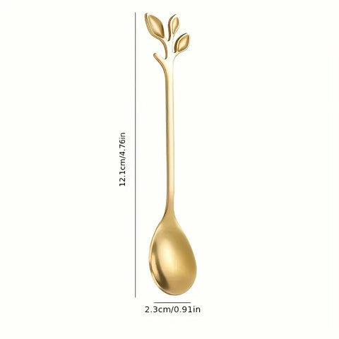 Conjunto de talheres criativos para café, 20 peças, dourados, mini colheres de café, utensílios de cozinha domésticos, colher de café expresso
