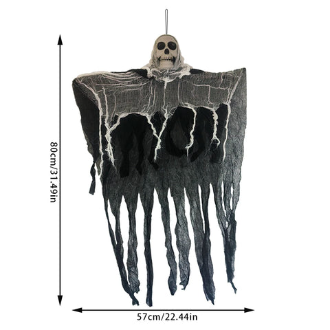 Fantasma Esqueleto de Halloween com LED – 1 Peça