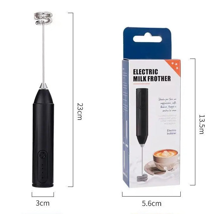 ☕ Mini Espumador de Leite Elétrico Portátil – Recarregável via USB-C | Mixer de Café & Cappuccino
