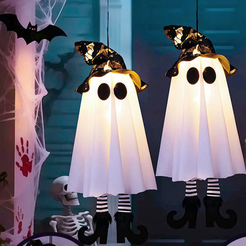 Luzes LED Spectre de Halloween – Enfeites Pendurados